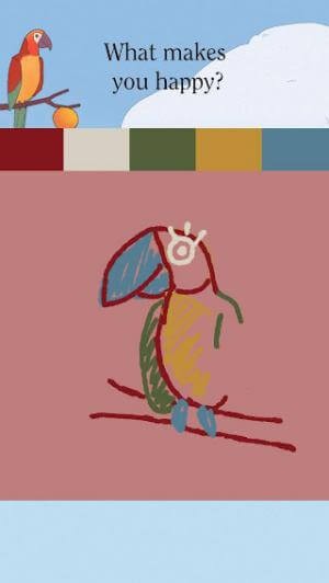 Bạn trả lời câu hỏi của chú vẹt mỗi ngày trong game Bird Alone