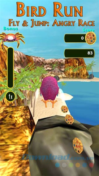 Điều khiển chim chạy trốn