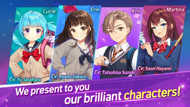 Chơi Birdie Crush với dàn nhân vật phong cách anime trẻ trung, năng động