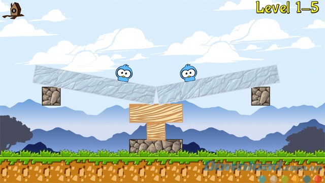 Độ khó và số chim tăng dần theo cấp độ