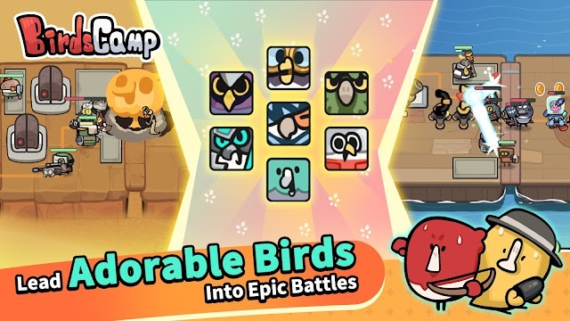 Đưa những con chim dễ thương vào trận chiến phòng thủ khốc liệt