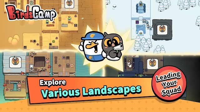 Khám phá nhiều khu vực có khung cảnh khác nhau