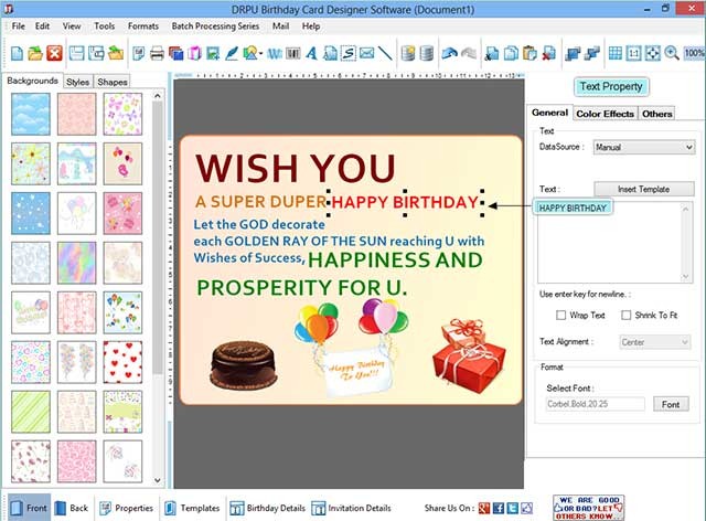 Thiết kế những tấm thiệp lung linh để tặng người thân và bạn bè