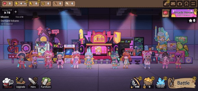 Bistro Heroes được xây dựng với đồ họa chibi đáng yêu