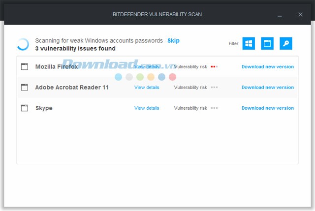 Quét vùng dễ bị tổn thương