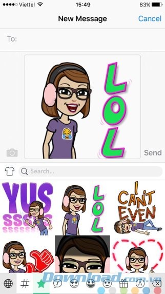 Bàn phím Emoji cá nhân hóa