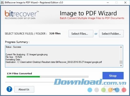 Chỉ mất vài phút để chuyển hàng loạt ảnh sang PDF
