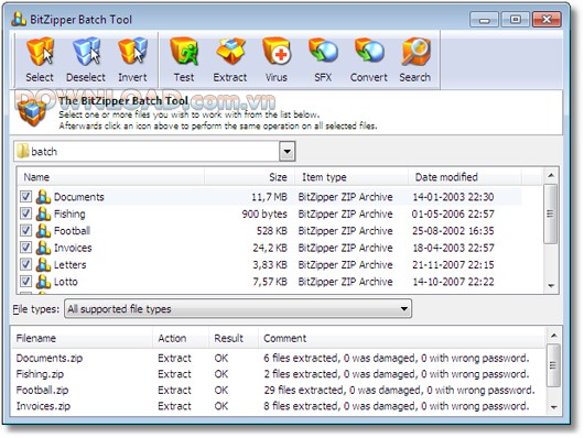 BitZipper là một công cụ nén dữ liệu tiên tiến cho Windows