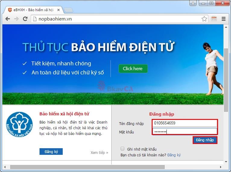 Bkav I-VAN (eBHXH) hỗ trợ kê khai bảo hiểm xã hội trực tuyến