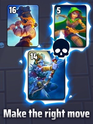 Thực hiện bước đi đúng đắn trong các trận chiến thẻ bài trong game Black Deck