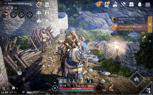 Black Desert Mobile for Android sở hữu hệ thống đồ họa tinh vi và cực kỳ sống động