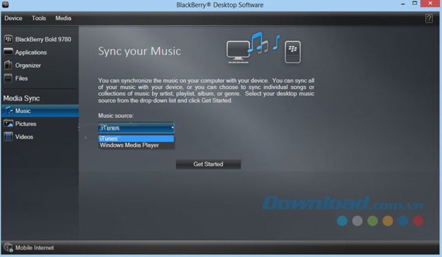 Đồng bộ hóa file nhạc