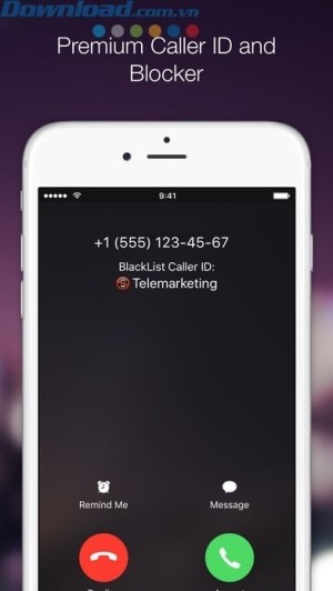 Chức năng chặn cuôc gọi Caller ID và Blocker