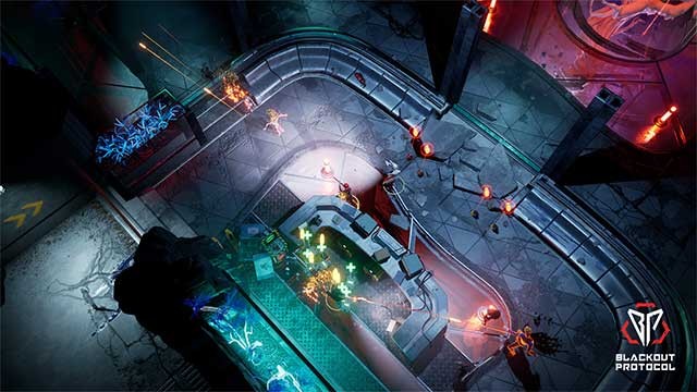 Blackout Protocol là game bắn súng co-op góc nhìn từ trên xuống có yếu tố roguelite