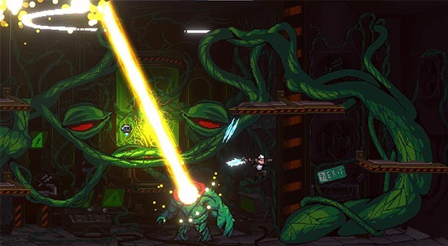 Blade Assault sở hữu đồ họa pixel 2D độc đáo, đậm chất cổ điển