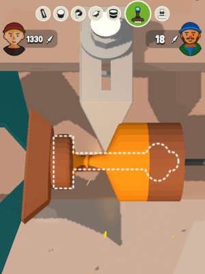 Cắt vũ khí theo hình dạng mong muốn