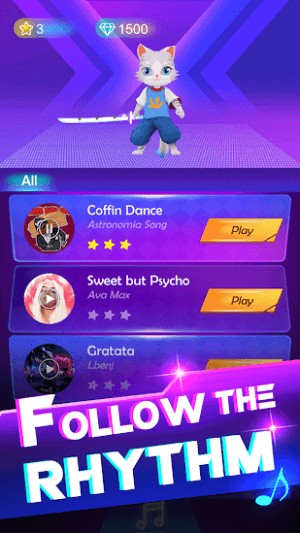 Blade Master là game âm nhạc chặt chém cùng mèo Sonic