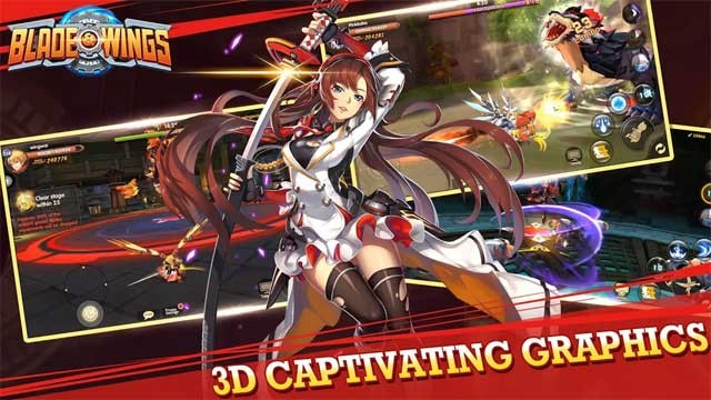 Blade & Wings cho Android có đồ họa phong cách anime tuyệt đẹp
