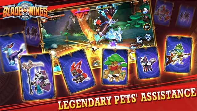 Game cũng cung cấp hệ thống thú cưng hỗ trợ bạn trong chiến đấu