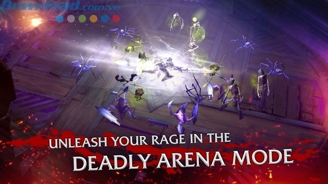 Giải phóng sức mạnh và kỹ năng trong chế độ arena