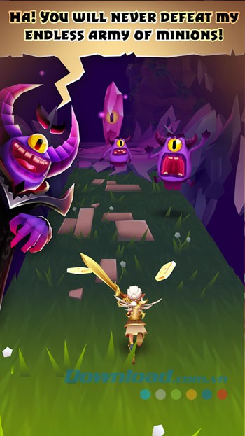 Giao diện khởi động của game Blades of Brim