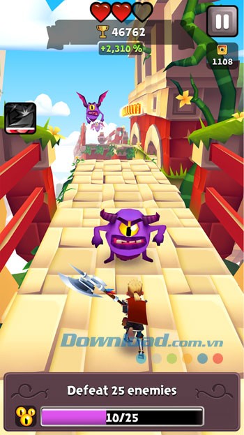 Giao diện trong game Blades of Brim