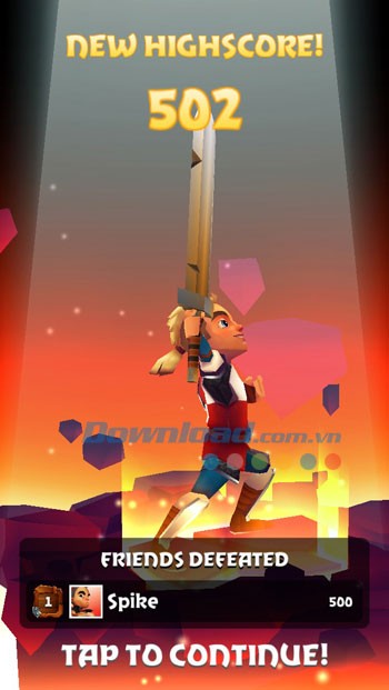 Hoàn thành mục tiêu để lên cấp