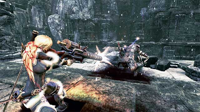 Tận dụng thanh kiếm và khẩu súng uy lực của Ayumi