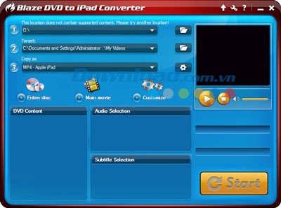 BlazeVideo DVD to iPad Converter