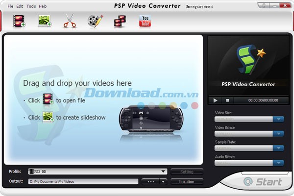 BlazeVideo PSP Video Converter