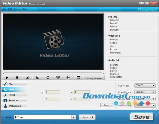 BlazeVideo Video Editor