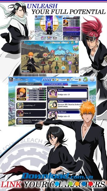 Khai phá kỹ năng của nhân vật trong game BLEACH Brave Souls
