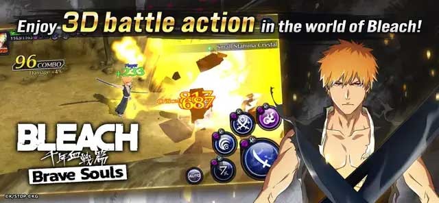 BLEACH Brave Souls chuyển thể từ bộ truyện Bleach nổi tiếng của Nhật