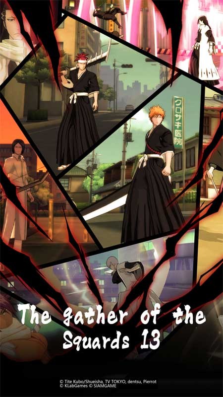Tập hợp Squad 13 trong BLEACH Mobile 3D
