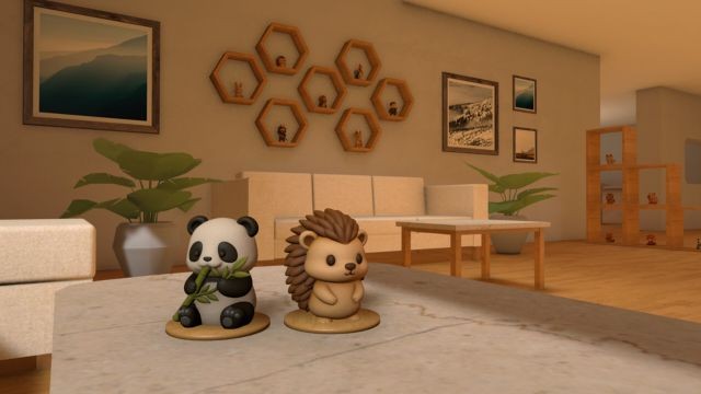 Trang trí mô hình trong không gian ảo