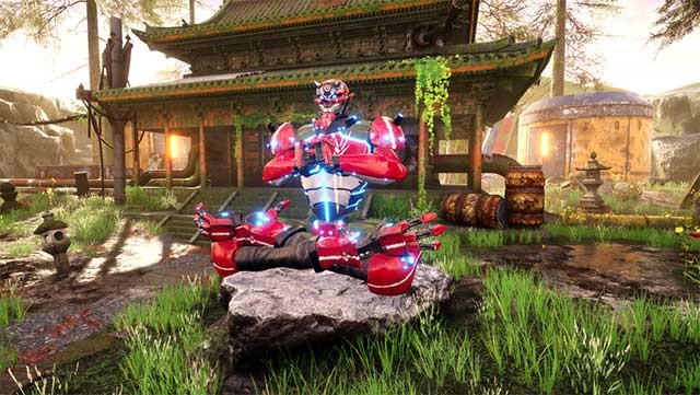 Tấn công và chém giết kẻ thù với sự hỗ trợ của một robot