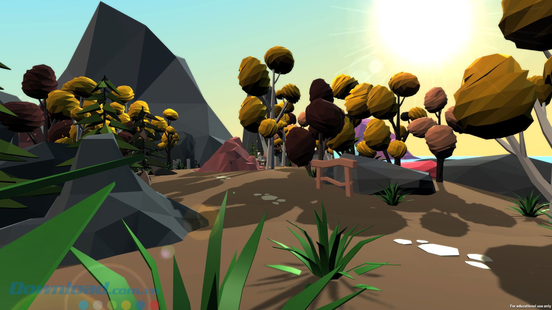 2 nhân vật cùng nhau khám phá hòn đảo