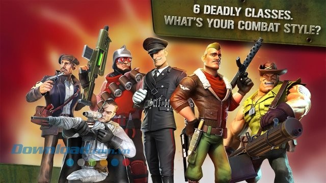 Các nhân vật trong game Blitz Brigade