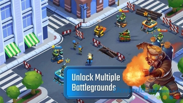 Mở khóa nhiều chiến trường của game chiến thuật miễn phí Blitz Brigade: Rival Tactics cho máy tính và Windows Phone