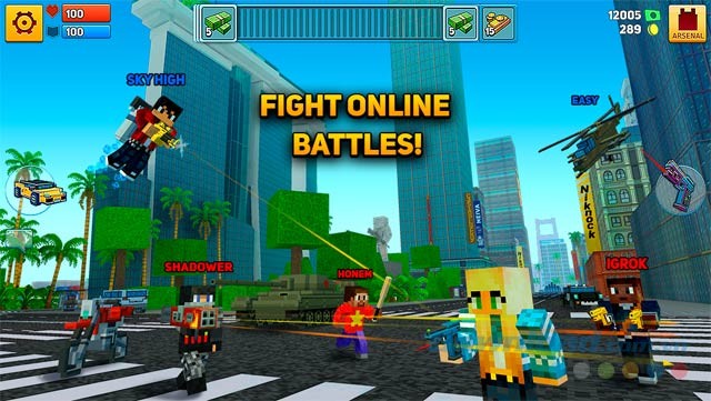 Tham gia vào các trận chiến online