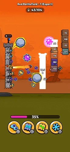 Đa dạng cấp độ thử thách với nhiều quái vật