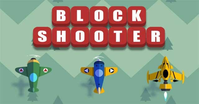 Điều khiển máy bay vượt qua mọi chướng ngại vật trong game Block Shooter