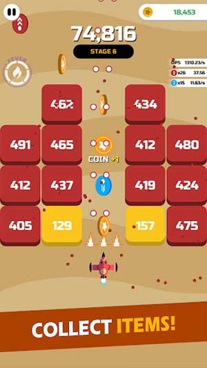 Thu thập vật phẩm trên đường bay