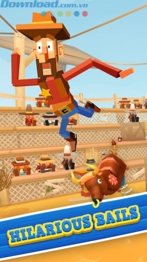 Bị hất tung lên không trung hài hước