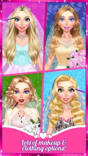 Rất nhiều lựa chọn trang điểm và làm tóc trong Blondie Bride