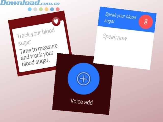 Các tính năng như nhắc nhở, nhập dữ liệu bằng giọng nói giúp kiểm soát sức khỏe nhanh hơn