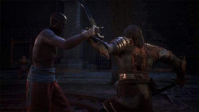 Lối chơi của Blood of Mehran game nhấn mạnh vào phong cách chặt chém nhanh