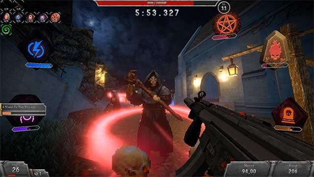 Bloodshed là game bắn súng FPS phong cách roguelite giống Survivors