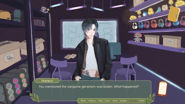 Điều tra, giải mã bí ẩn và tìm kiếm tình yêu trong Blooming Suspicion