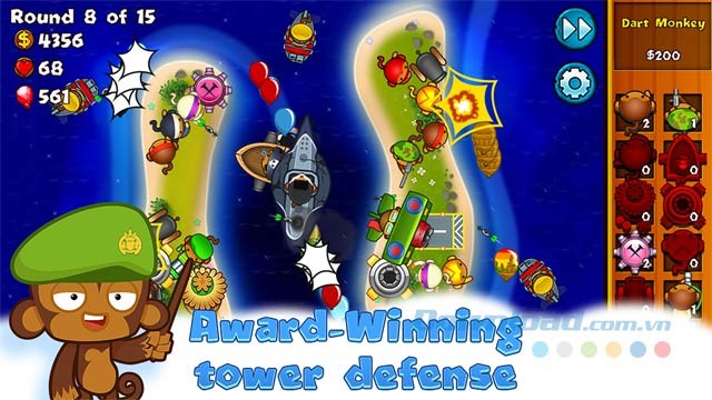 Game tower-defense đạt giải thưởng